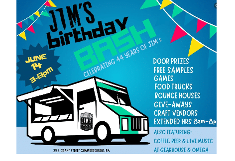 Jim’s Birthday Bash, Chambersburg