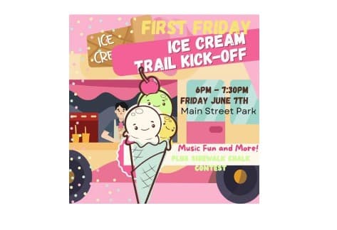 First Friday Ice Cream Trail Kick-Off & Second Annual Sidewalk Chalk Competition | Main Street Park, Waynesboro