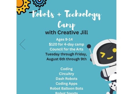 Robots + Technology Camp with Jill Marshall-Work | Council For The Arts, Chambersburg