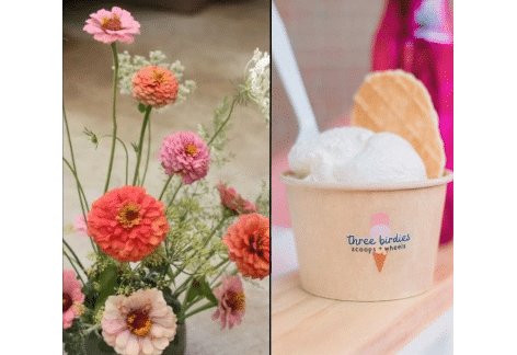Summer Florals & Ice Cream Flight | Grayce Gardens, Chambersburg