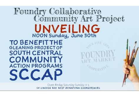 Unveiling of the Community Painting | The Foundry Art Market, Chambersburg