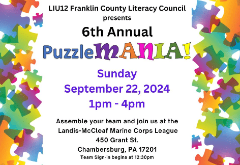 6th Annual Puzzle Mania | Landis-McCleaf Marine Corps League, Chambersburg