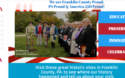 Franklin County America 250 PA Launches Website for United States Semiquincentennial