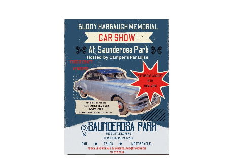 Buddy Harbaugh Memorial Car Show | Saunderosa Park, Mercersburg
