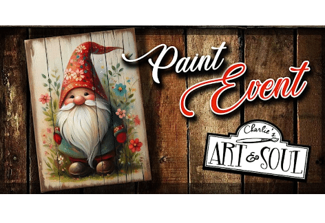 Garden Gnome on Wood, Paint Event | Philips’ Flower Shop, Mercersburg
