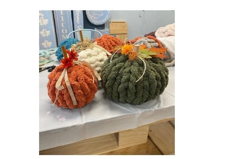 Chunky Knit Pumpkins Workshop | Hammer & Stain, Chambersburg