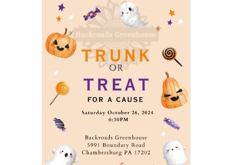 Trunk or Treat For A Cause | Backroads Greenhouse, Chambersburg