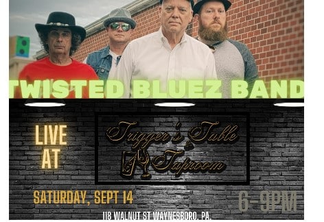 Twisted Bluez Band Live & Triggers Table & Taproom, Waynesboro