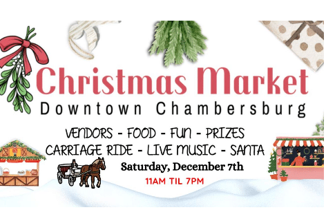 Christmas Market Downtown Chambersburg