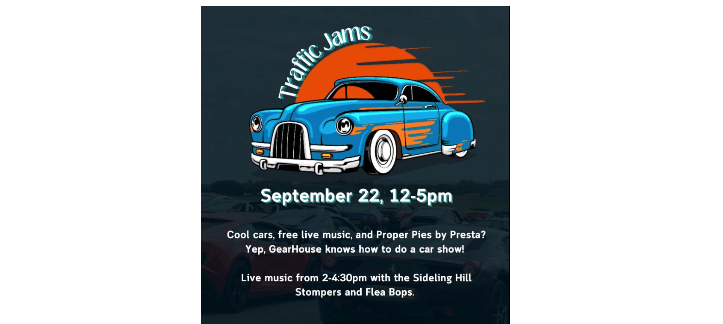 Traffic Jams! Car Show | GearHouse Brewing Co., Chambersburg