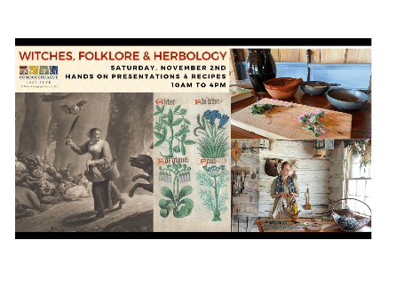 Witches, Folklore & Herbology | Conococheague Institute, Mercersburg