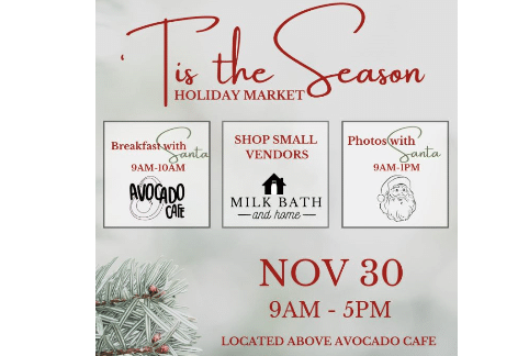 Tis’ the Season Holiday Market | Avocado Cafe, Chambersburg