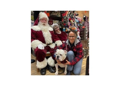 Santa & Mrs Claus at Snider’s Elevator, Mercersburg