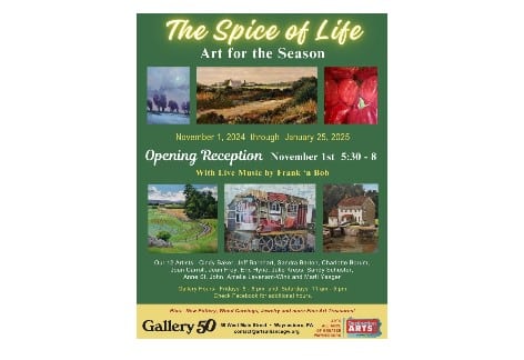 “The Spice of Life – Art for the Season” | Gallery 50, Waynesboro