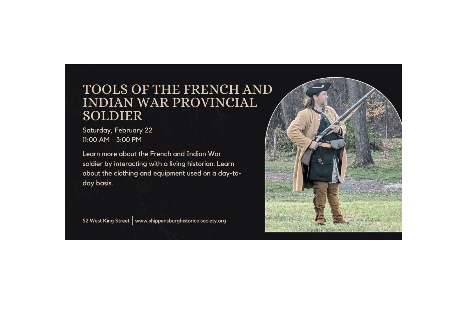 The French & Indian War Provincial Soldier | Shippensburg History Center, Shippensburg