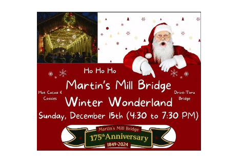 Martin’s Mill Bridge Winter Wonderland | Greencastle