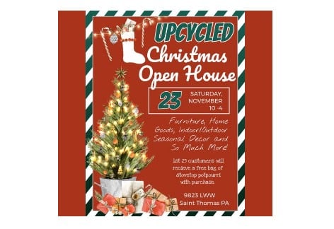 Upcycled Christmas Open House | Saint Thomas PA