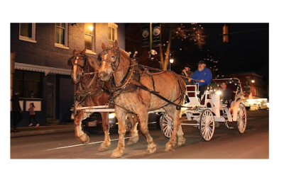 Horse & Wagon and Carriage Rides Return to IceFest 2025 in Downtown Chambersburg