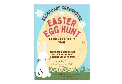 Easter Egg Hunt | Backroads Greenhouse, Chambersburg